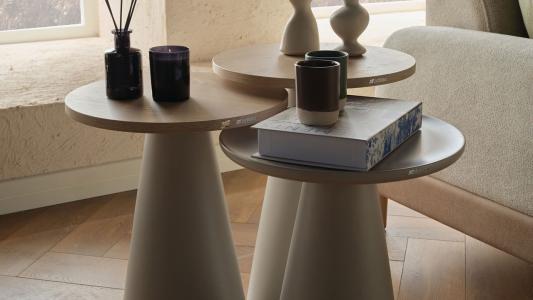 Τραπεζάκια σαλονιού ζιγκόν Borneo (σετ)