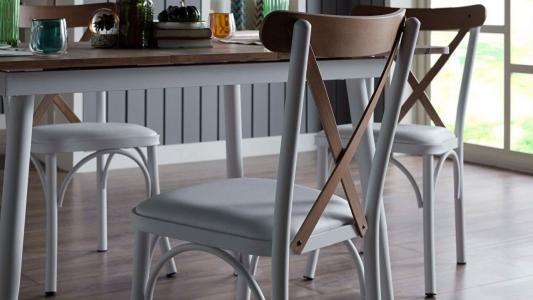 Τραπεζαρία κουζίνας Essen (λευκή)