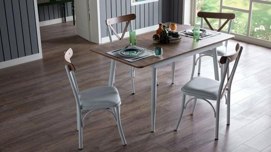 Τραπεζαρία κουζίνας Essen (λευκή)