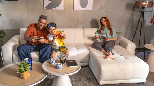 Γωνιακός καναπές Magma