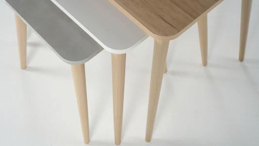 Τραπεζάκια σαλονιού ζιγκόν Lena