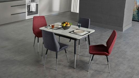 Τραπεζαρία κουζίνας Melody (white)