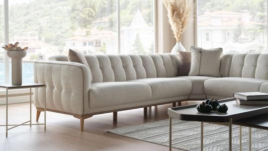 Γωνιακός L καναπές Mitra