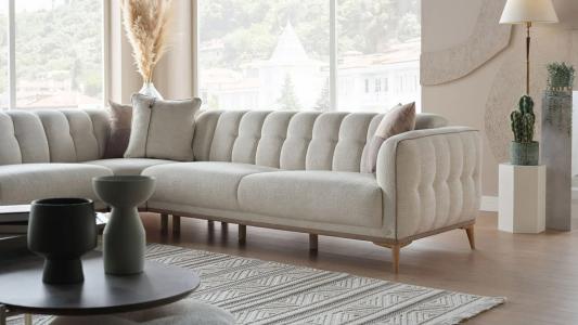 Γωνιακός L καναπές Mitra