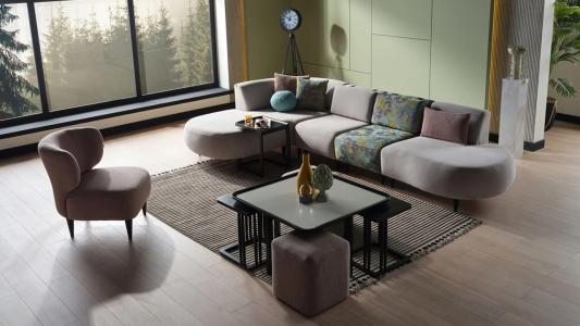 Γωνιακός καναπές Teddy