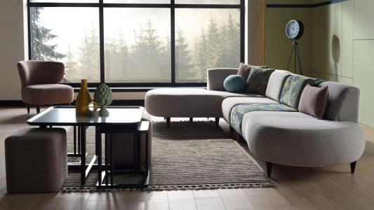 Γωνιακός καναπές Teddy