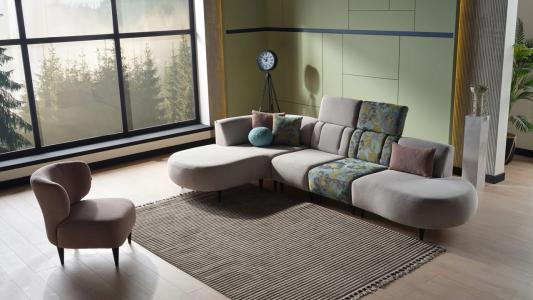 Γωνιακός καναπές Teddy