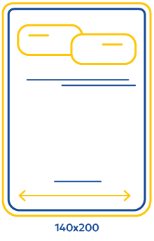 Στρώμα 140x200 cm