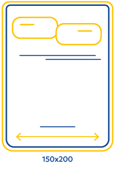 Στρώμα 150x200 cm