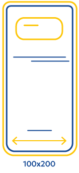 Στρώμα 100x200 cm