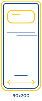 Στρώμα 90x200 cm